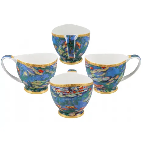Filiżanka Big Vanessa Carmani 350ml ze spodkiem - C. Monet, Lilie wodne - 3
